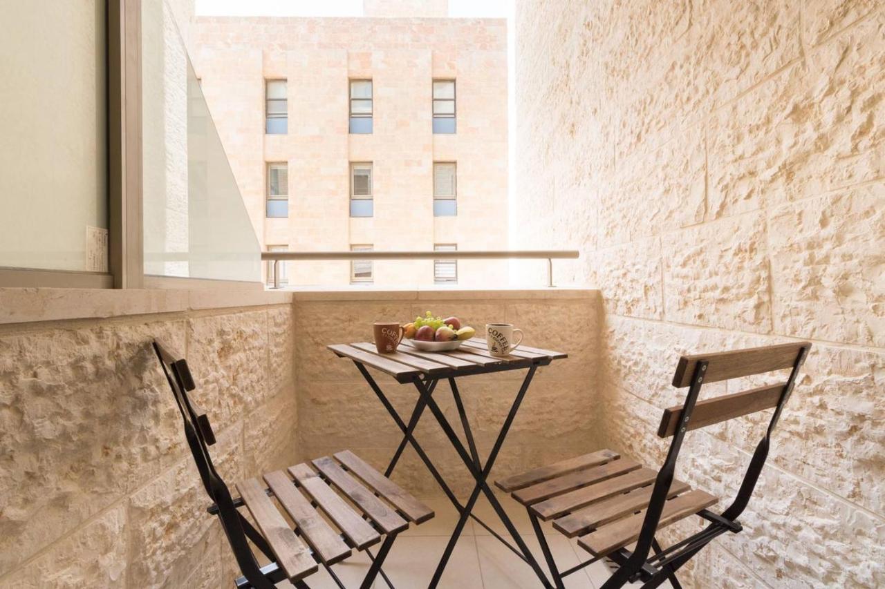 Stylish 2Br/Parking, View Over The Temple Mount Jeruzalem Buitenkant foto